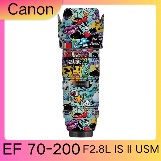 Lentes Canon EF70-200F2.8L IS II USM  - Pele câmera, adesivo câmera - com alta resistência a arranhões, à prova d'água e com design elegante.